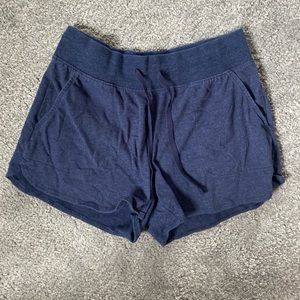 Blue comfy shorts size small